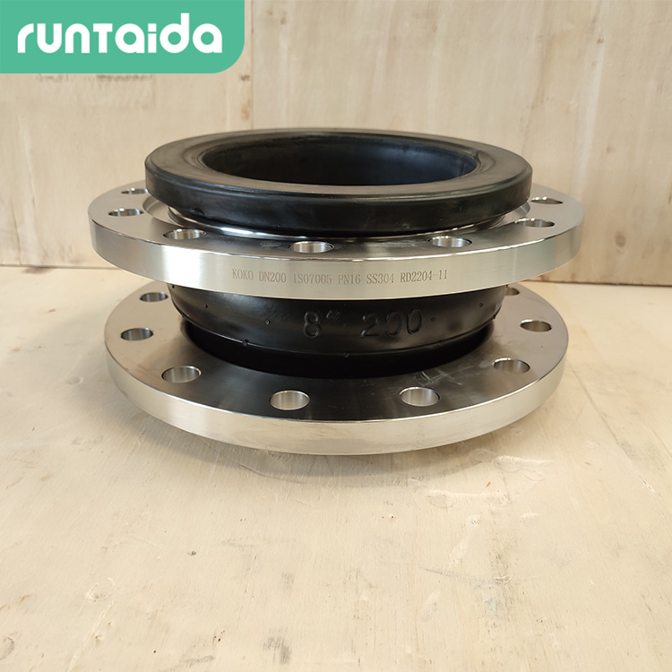 潤（rùn）泰達—可曲撓橡膠接頭 法蘭連接軟接（jiē）頭（tóu） 柔（róu）性橡膠接頭（tóu）