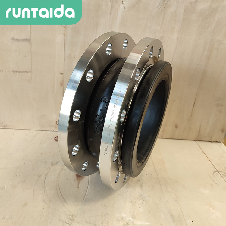 潤泰達-EPDM橡膠接頭三元乙丙橡膠（jiāo）軟接頭可曲撓（náo）橡（xiàng）膠伸縮接頭